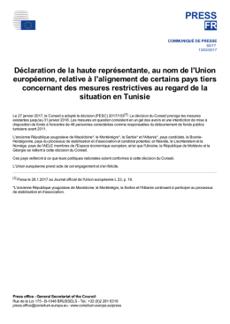 Télécharger en format pdf - Council of the European Union