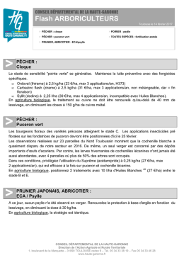 2 - Flash ARBO du 14 F&eacute;vrier 2017