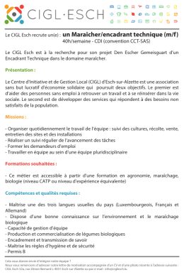Offre d`emploi-description