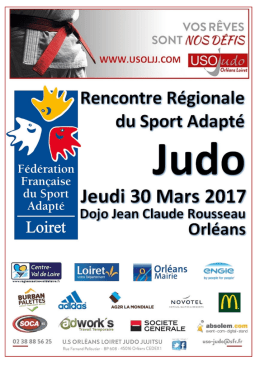 Madame, Monsieur - Ligue CENTRE VAL DE LOIRE JUDO JUJITSU