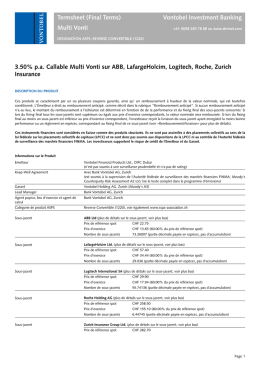 Vontobel Documentation Derivatives