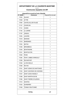 27 communes - Puilboreau