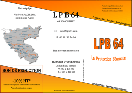 LPB64 Site en construction