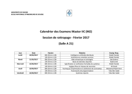 Calendrier