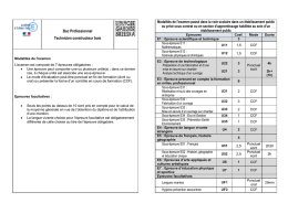 Bac Professionnel Technicien constructeur bois