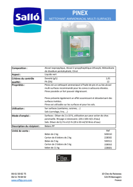 Fiche produit - EFFIGY