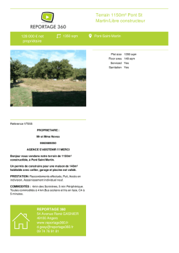 Plot for sale Pont-Saint