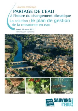 Découvrez le programme - Agence de l`eau Rhône Méditerranée