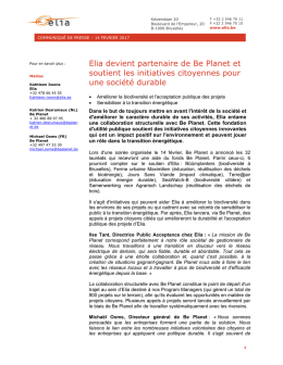 Lire le communiqu&eacute; de presse
