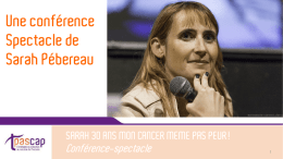 Téléchargez le pdf de présentation de la Conférence.