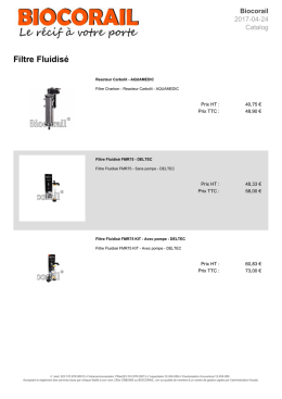 Filtre Fluidis&eacute;