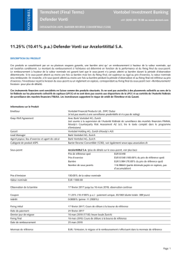 Vontobel Documentation Derivatives