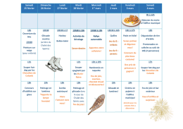 25 f&eacute;vrier au 4 mars 2017 (horaire) - Municipalit&eacute; de Portneuf-sur-Mer