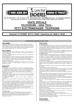 T&eacute;l&eacute;charger la liste de vente