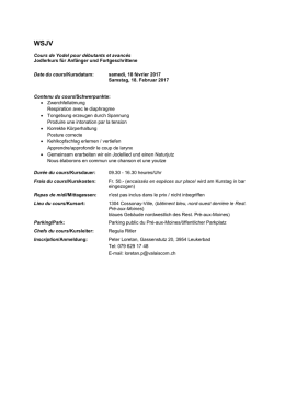 Cours de Yodel pour d&eacute;butants et avanc&eacute;s Jodlerkurs f&uuml;r Anf&auml;nger