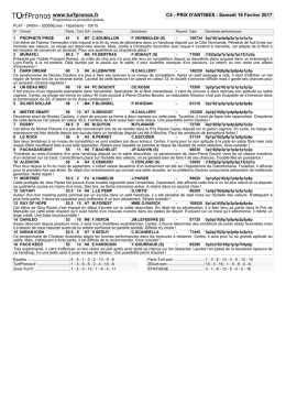 C4 - PRIX D`ANTIBES - Samedi 18 Fevrier 2017