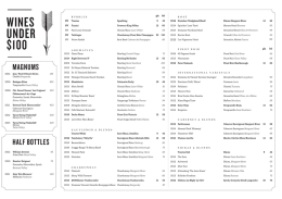 Wine List
