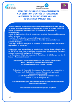 Affichage liste admissibles AP VALENCE - Copie