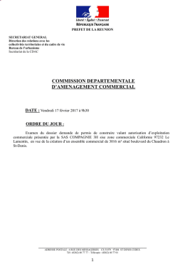 ordre du jour sas compagnie