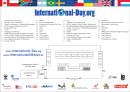 www.International-Day.org www.InternationalJOBdays.be