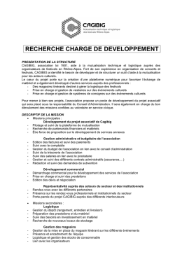 Charg&eacute; de d&eacute;veloppement