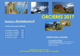 Et&eacute; &agrave; Orci&egrave;res
