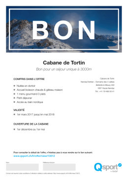 Cabane de Tortin