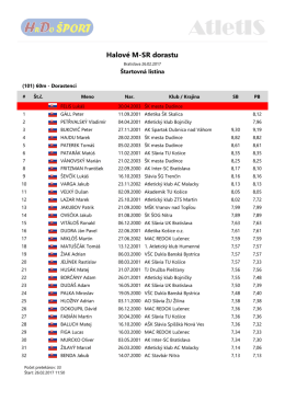 Halov&eacute; M-SR dorastu