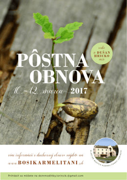 Pôstna obnova