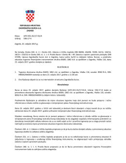 Badel 1862 d.d. - Zagrebačka burza