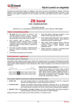 FONDOVI - Hrvatski otvoreni investicijski fondovi detaljno