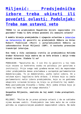 Treba nam ustavni veto