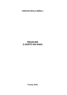 pravilnik o zaštiti na radu