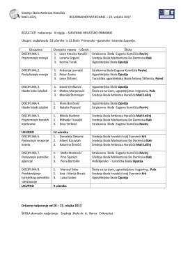 Srednja &scaron;kola Ambroza Haračića Mali Lo&scaron;inj REGIONALNO