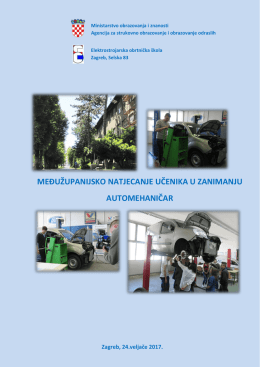 Vremenik natjecanja automehaničara 2017