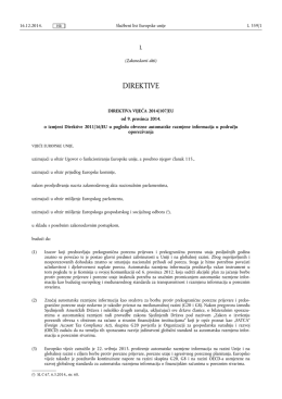 DIREKTIVA VIJE?A 2014/?107/?EU - EUR-Lex