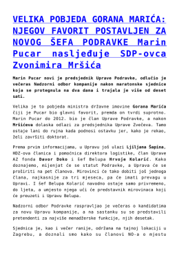 VELIKA POBJEDA GORANA MARIĆA: NJEGOV FAVORIT