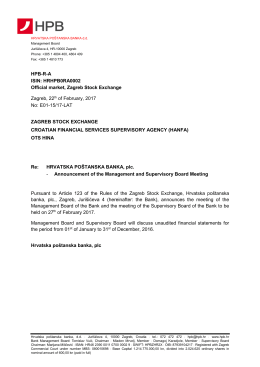 2017_02_22_HPB plc_Announcement of the Supervisory Board