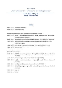 „Novo zakonodavstvo – novi smjer za medicinske