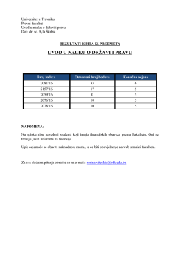 uvod u nauku o državi i pravu