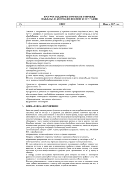 програм заједничке комуналне потрошње