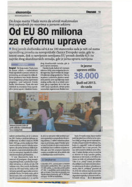 za reformu uprave