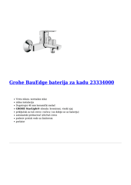 Grohe BauEdge baterija za kadu 23334000,Grohe BauEdge