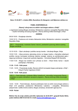 Dana 01.03.2017. u hotelu ZIRA, Ruzveltova 35, Beograd u sali