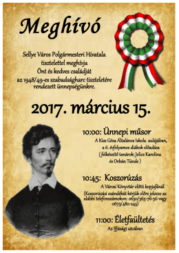 M&aacute;rcius 15-ei megeml&eacute;kez&eacute;s