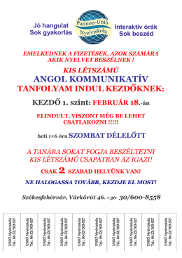Trinity Államilag Elismert Nemzetközi Nyelvvizsga