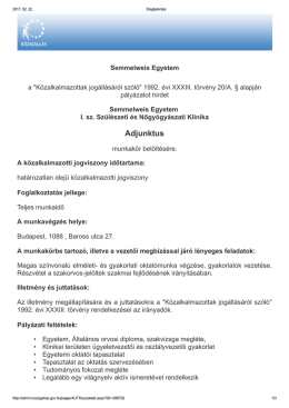 erre a linkre - Semmelweis Egyetem