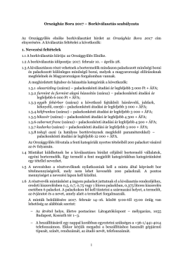 Borkiv&aacute;laszt&aacute;s szab&aacute;lyzata