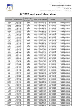 SZ&Oacute;BELI (0415-&ouml;s K&eacute;t tan&iacute;t&aacute;si nyelvű oszt&aacute;lyunkba) - gr