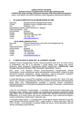 FORR&Aacute;S-SQL alap&uacute; P&eacute;nz&uuml;gyi